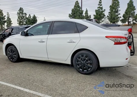 2015 Nissan Sentra S из США, поврежденный, VIN 3N1AB7AP5FY237605